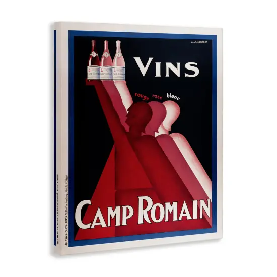 Stupell Industries Antique Wine Bottle Trio Canvas Design by Marcus Jules {3}