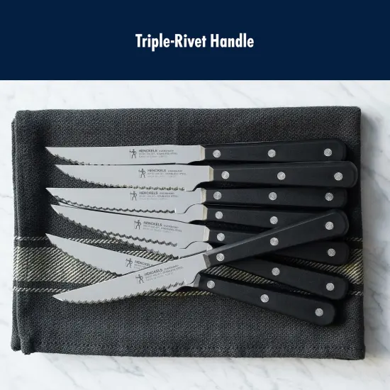 HENCKELS Razor-Sharp Steak Knife Set of 8, German Engineered Informed by 100+ Years of Mastery {6}