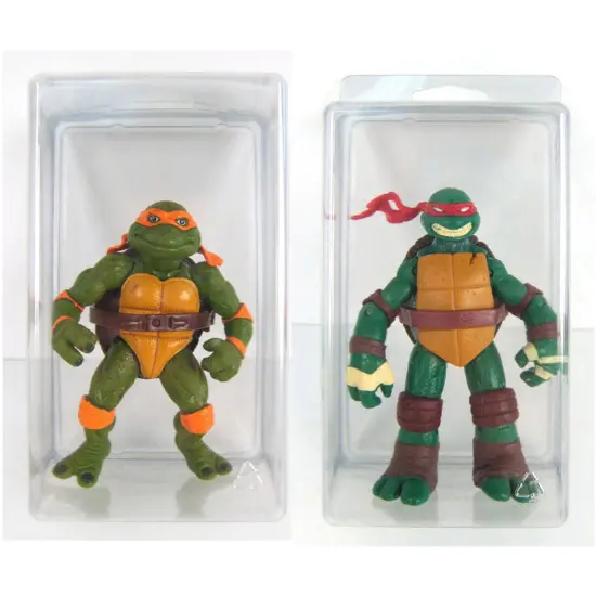 Collecting Warehouse Clear Plastic Clamshell Package / Storage Container, 5.31" H x 3.13" W x 2.75" D {3}