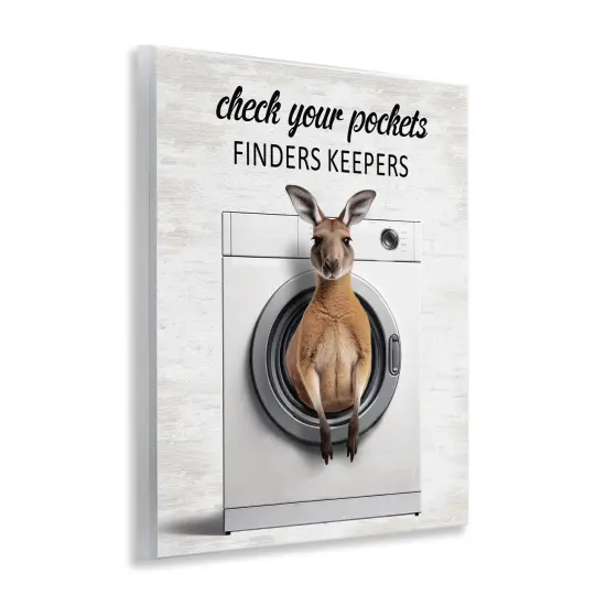 Stupell Industries Finders Keepers Laundry Rule Wall Plaque Design by Lettered and Lined {3}