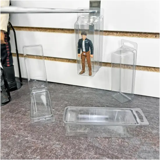 Collecting Warehouse Clear Plastic Clamshell Package / Storage Container, 4.19" H x 1.5" W x 1.25" D {5}