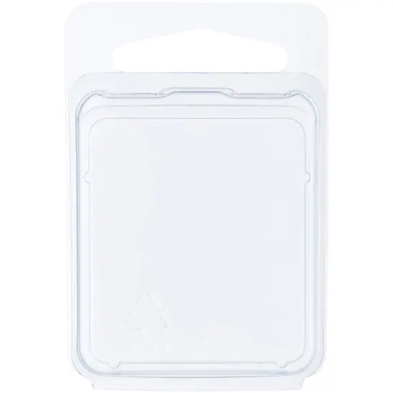 Collecting Warehouse Clear Plastic Clamshell Package / Storage Container, 1.75" H x 1.5625" W x 0.375" D {1}