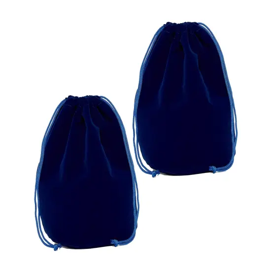 Classic Flat Bottom Velour Bag 8 1/4" x 5" x 8" for Jewelry {2}