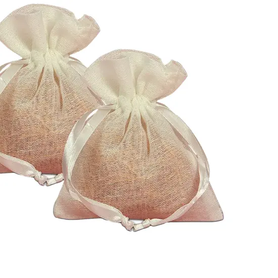 Natural & Colored Muslin Bags 3" x 4" Perfect for Gifting {5}