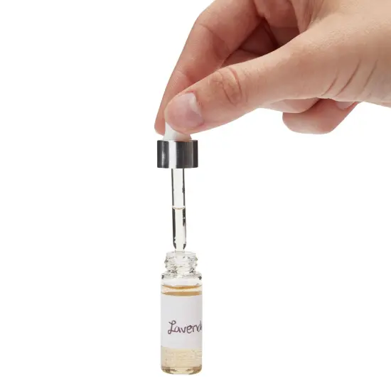 0.17 oz Clear Glass Dropper Bottles, Pipettes, Labels, Funnels (Silver, 95 Pieces) {4}