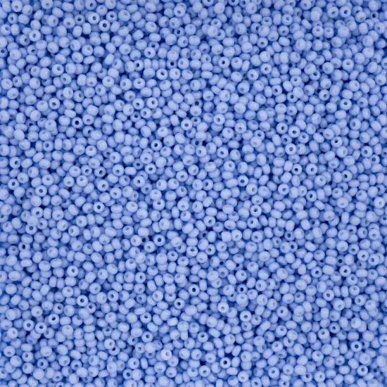 John Bead 11/0 Opaque Dyed Solgel Czech Glass Seed Beads, 250g Chalk Light Violet {1}
