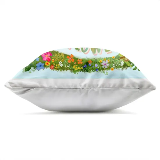 Stupell Industries Make Time To Dance Wildflowers Outdoor Pillow, 18 x 7 x 18 {3}