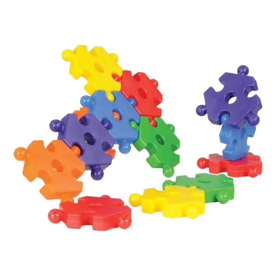 Joyn Toys Jumbo Hexagon Manipulative Set - 48 Pieces {1}