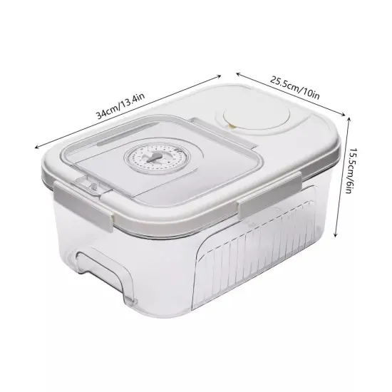 5kg Food Storage Container, Food Storage Bins w/Lid and Timer & Cup For Cat/Dog {2}