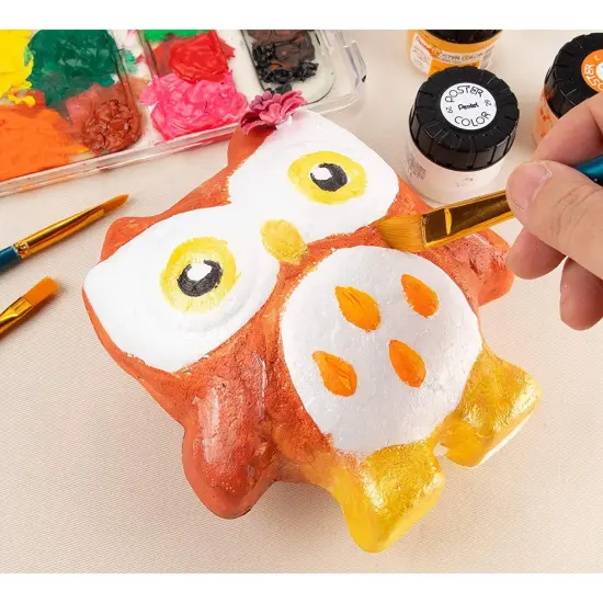 Foam Owl, Arts and Crafts Supplies (5.5 x 3 x 5 in, 4-Pack) {3}
