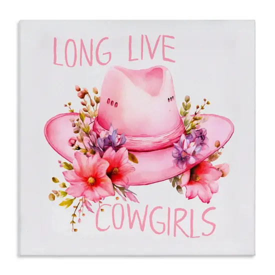 Stupell Industries Long Live Cowgirls Canvas Wall Art Design by Andrea Haase {1}