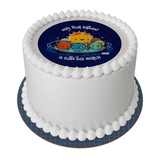 Wawawiwa Planets Birthday Edible Cake Topper {4}