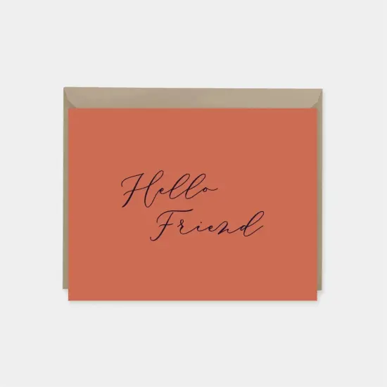 Hello Friend Card Set,Friendship Card {1}