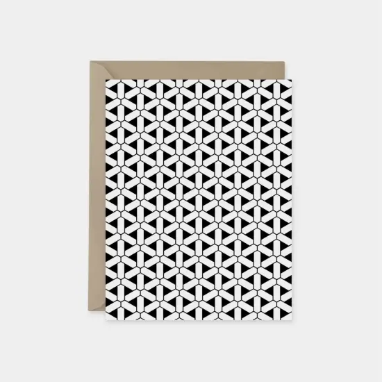 Minimal Modern Black and White Card {1}