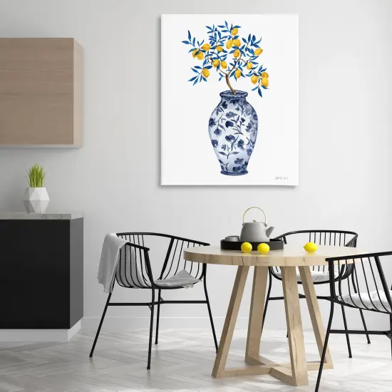 Stupell Industries Chinoiserie Vase Lemons Canvas Wall Art Design by Yvette St. Amant {2}