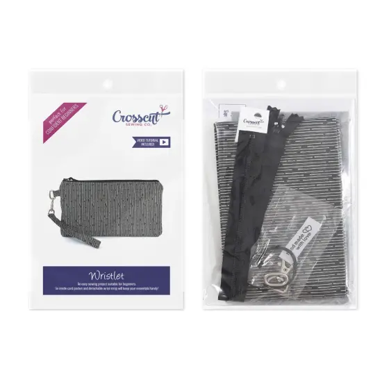 Crosscut Sewing Co.&reg; Wristlet Sewing Kit - Beginner Sewing Project Kit Line up {2}