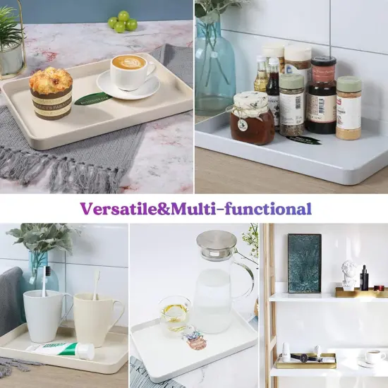 LET'S RESIN Resin Tray Mold,Rectangle Rolling Tray Molds for Resin,Sturdy Silicone Tray Molds with Edges,Large Rolling Tray Molds for Epoxy Resin,Resin Casting,DIY Jewelry Holder,Home Decoration {6}