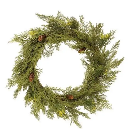 Alpine Cedar Wreath {1}