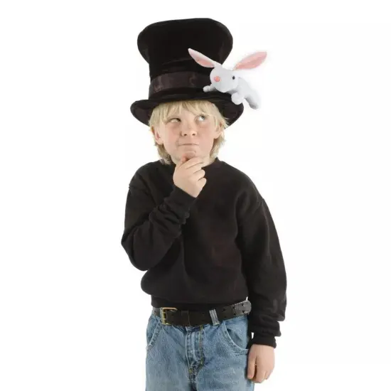 Magician with Rabbit Child Costume Hat {4}