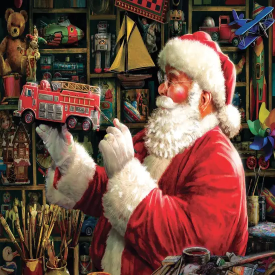 Sunsout Last Minute Touchup 1000 pc Christmas Jigsaw Puzzle 50737 {1}