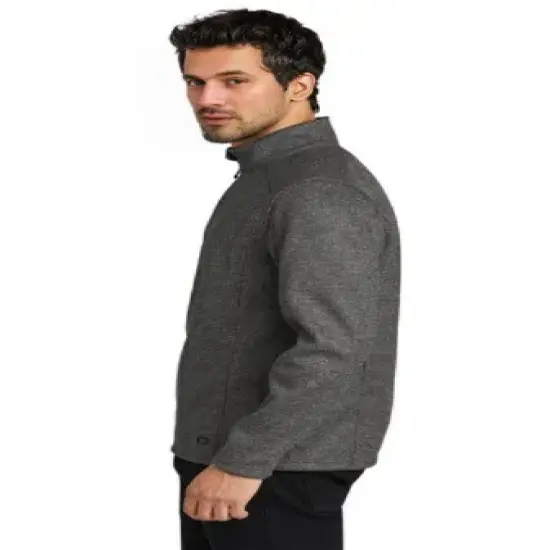 OGIO&reg; Grit Fleece Half Zip Blacktop {5}