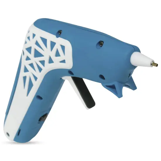 Studio Designs Cordless Glue Gun - Blue and White w/ Web Grip {1}