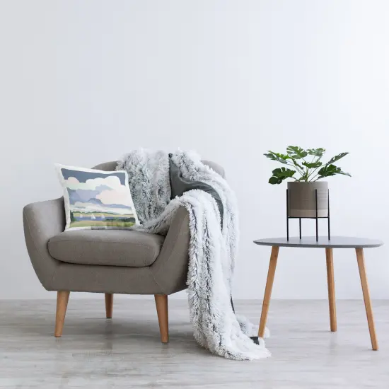 Lake Sailboats with Clouds Decorative Printed Throw Pillow Design by Jennifer Brinley, 18 x 7 x 18 {2}