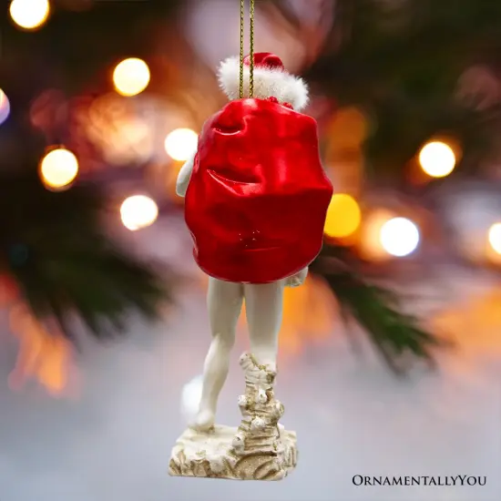 Festive Statue of David Ornament, Unique Italian Renaissance and Michelangelo Decor {6}