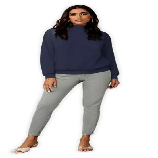 Gildan&reg; Heavy Blend Long Sleeve Crew Neck Sweatshirt Navy {1}