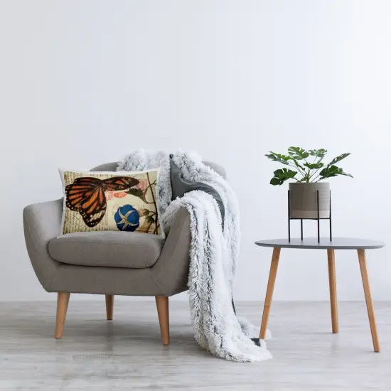 Vintage Postcard & Fauna Decorative Printed Throw Pillow Design by Deborah Revell, 14 x 7 x 20 {2}