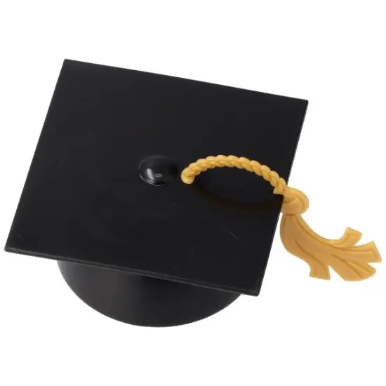 Black Grad Cap With Tassel Layon {4}