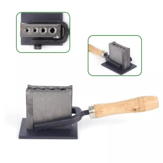 REVERSIBLE INGOT MOULD 4 HOLES FOR SHEETS BARS WIRES MAKING CASTING GOLD SILVER {2}