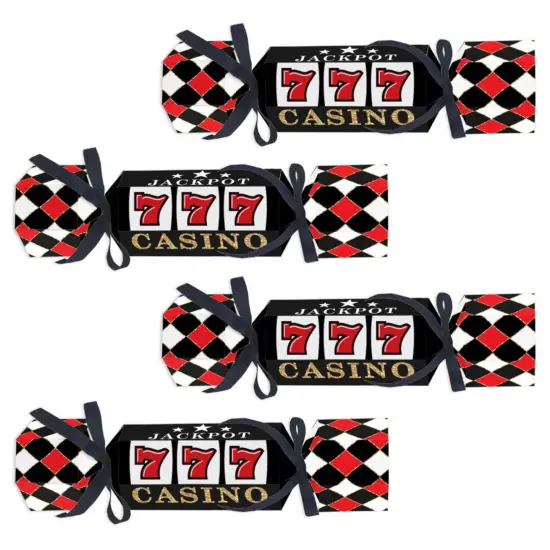 Big Dot of Happiness Las Vegas - No Snap Casino Party Table Favors - DIY Cracker Boxes - Set of 12 {1}