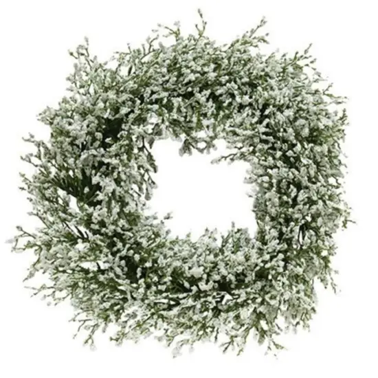 Array Astilbe Wreath White 20" {1}