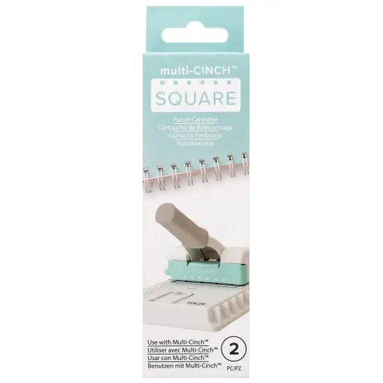 We R Multi Cinch Cartridge-Square Punch - 2:1 {1}