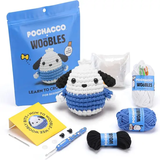 Hello Kitty Crochet Kit - Wooble Crochet Animal Kit Crafts (Pochacco) {1}
