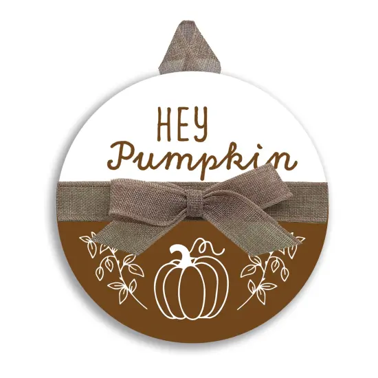 Hey Pumpkin Door Hanger {1}