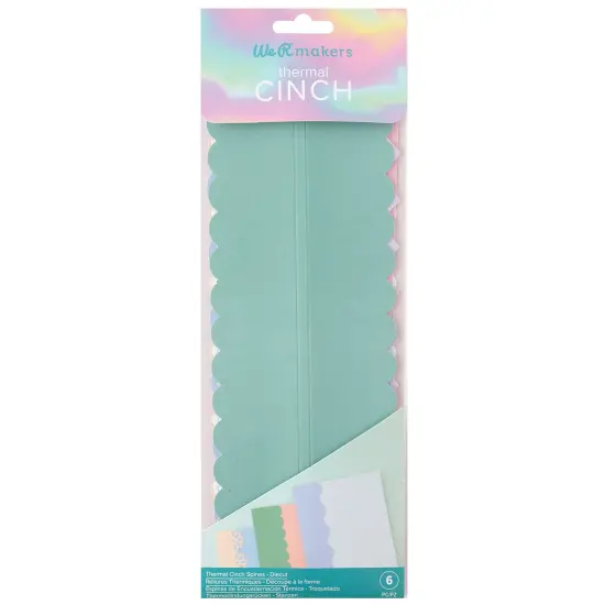 We R Thermal Cinch Binding Spine 6/Pkg-Diecut {1}