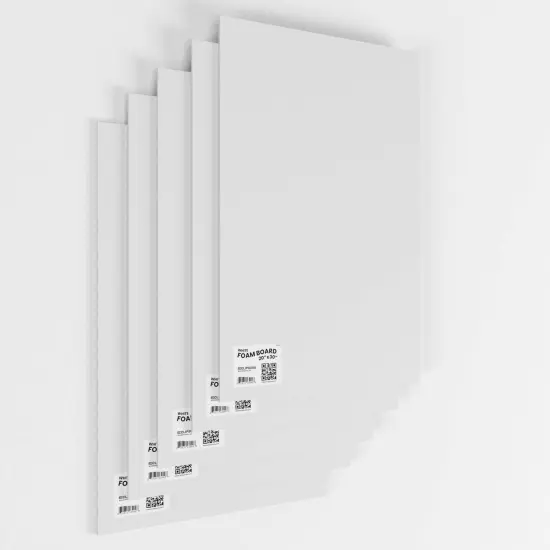Foam Boards White 20x30 in &ndash; Large Size &ndash; 50 Count {3}