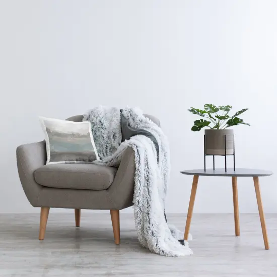 Stupell Industries Earth And Sea Gradient Indoor Pillow, 18 x 7 x 18 {2}