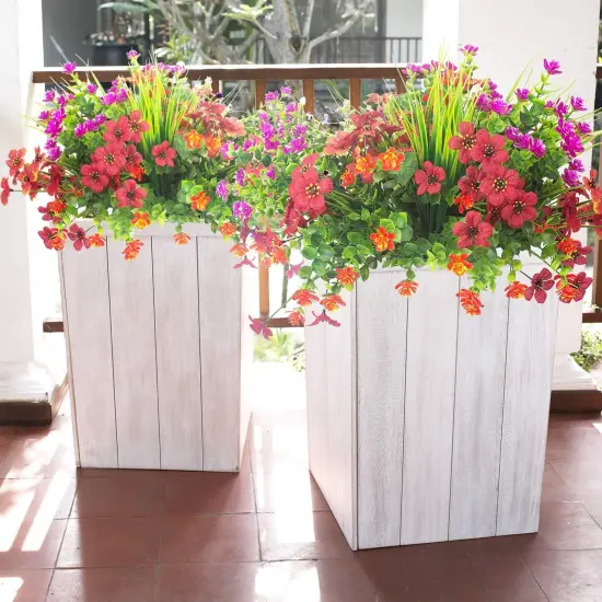 20 Bundles Artificial Outdoor Plants {3}