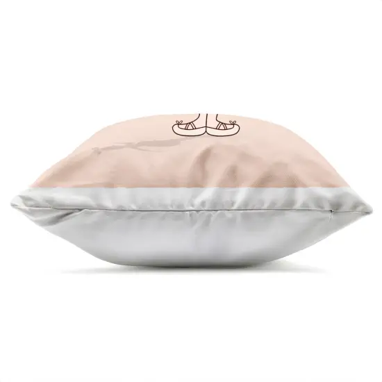 Stupell Industries Graceful Ballerina Portrait Outdoor Pillow, 18 x 7 x 18 {3}