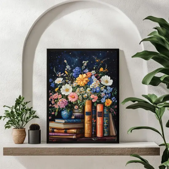 Flower Diamond Art Kits for Adults, DIY 5D Diamond Painting Kits , 12x16inch {6}