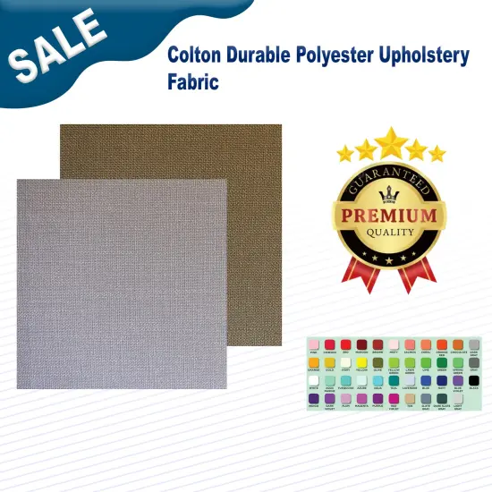 Colton Durable Polyester Upholstery Fabric {2}
