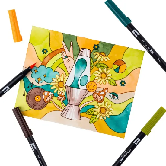 Tombow Dual Brush Pens 10/Pkg {5}