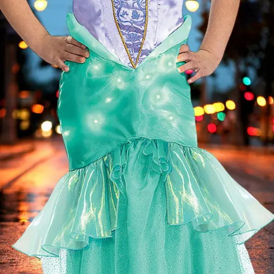 Ariel Prestige Kids Costume with Lights and Sound for Magical Mermaid Dress Up {3}