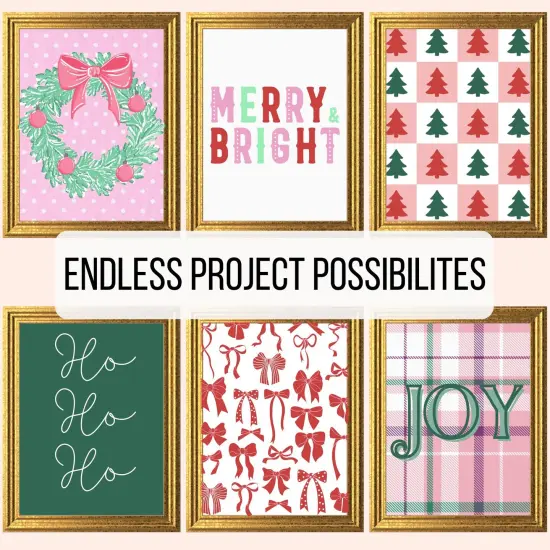 Cricut Premium Permanent Vinyl Bundle - Coquette Girly {5}