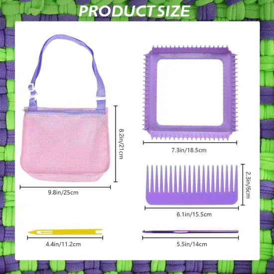 Weaving Loom Kit with 400 Weaving Loops of 10 Colors {3}