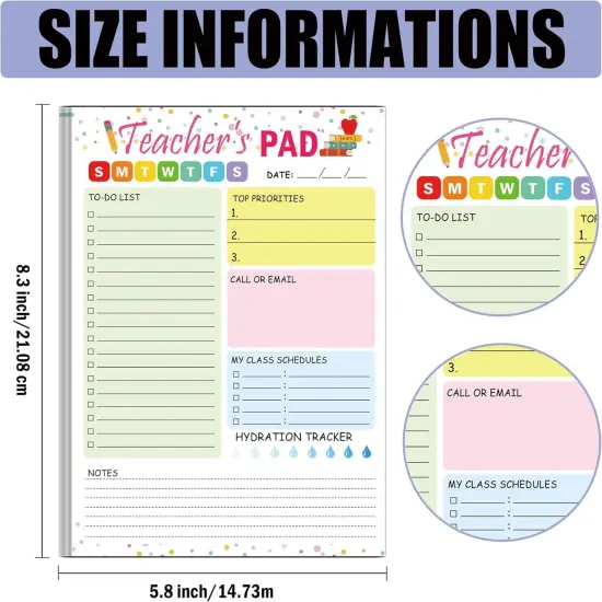Teacher Notepad - 5.5 x 8.3 Inch {2}