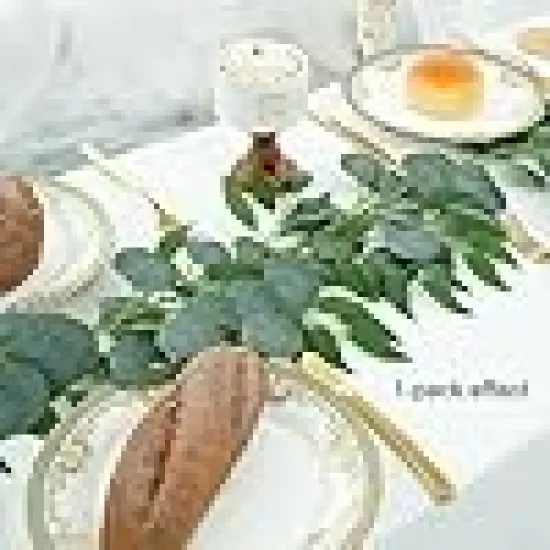 Artificial Eucalyptus Garland for Table Runner Wedding Arch Fireplace Decor {2}